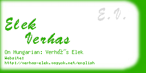 elek verhas business card
